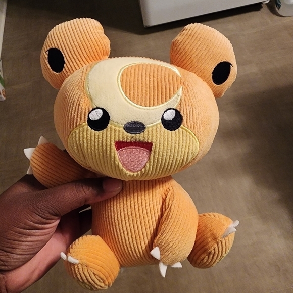 Nintendo Game Freak Pokémon Teddiursa Corduroy Plush 2022- 8" (Mark) - Picture 2 of 10